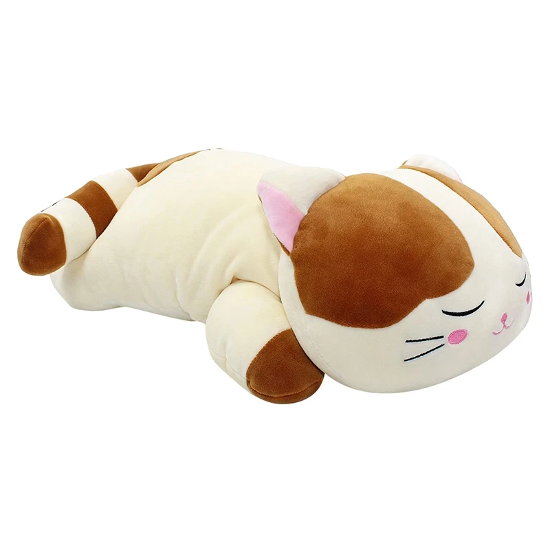 

Sleeping Cat Hugging Pillow Stuffed Animals Cat Soft Pillow Fun Plush Toys Stuffed Cotton Cute Plush Doll Toy Gift
