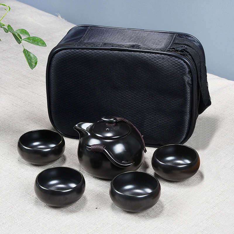 

Керамический чайник gaiwan, чайная чашка для китайского чайника puer, портативный чайный набор, посуда для напитков, бесплатная доставка