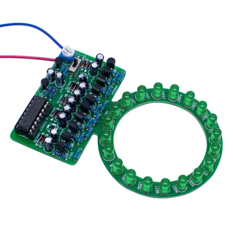 CD4017 кольцевая светодиодная лампа