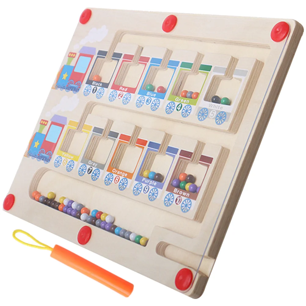 

Магнитные пазлы для малышей возрастом 2-4 года, игрушки Монтессори, 3 года, магнитная доска с номером цветов, деревянные флажеты для детей 3-5 лет