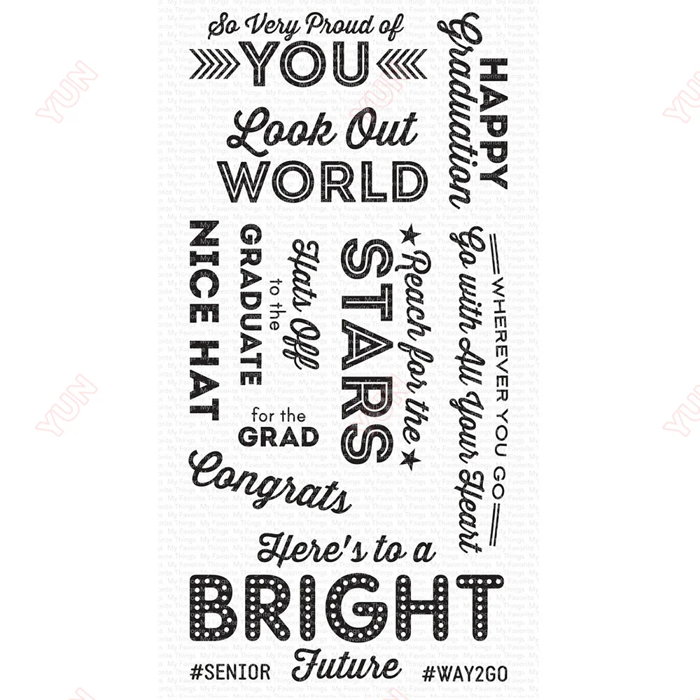 Счастливый Выпускной шапка с бахромой металлические штампы для вырезания