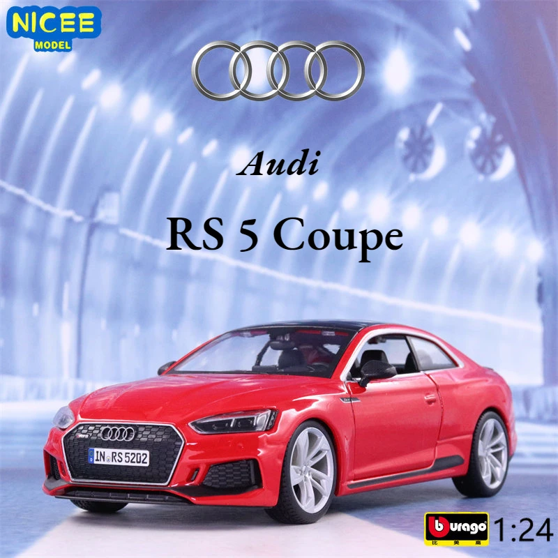 Bburago 1:24 Audi RS 5 Coupe High Simulation Alloy Diecast Metal Toy Car Model Collection kids Gifts B665