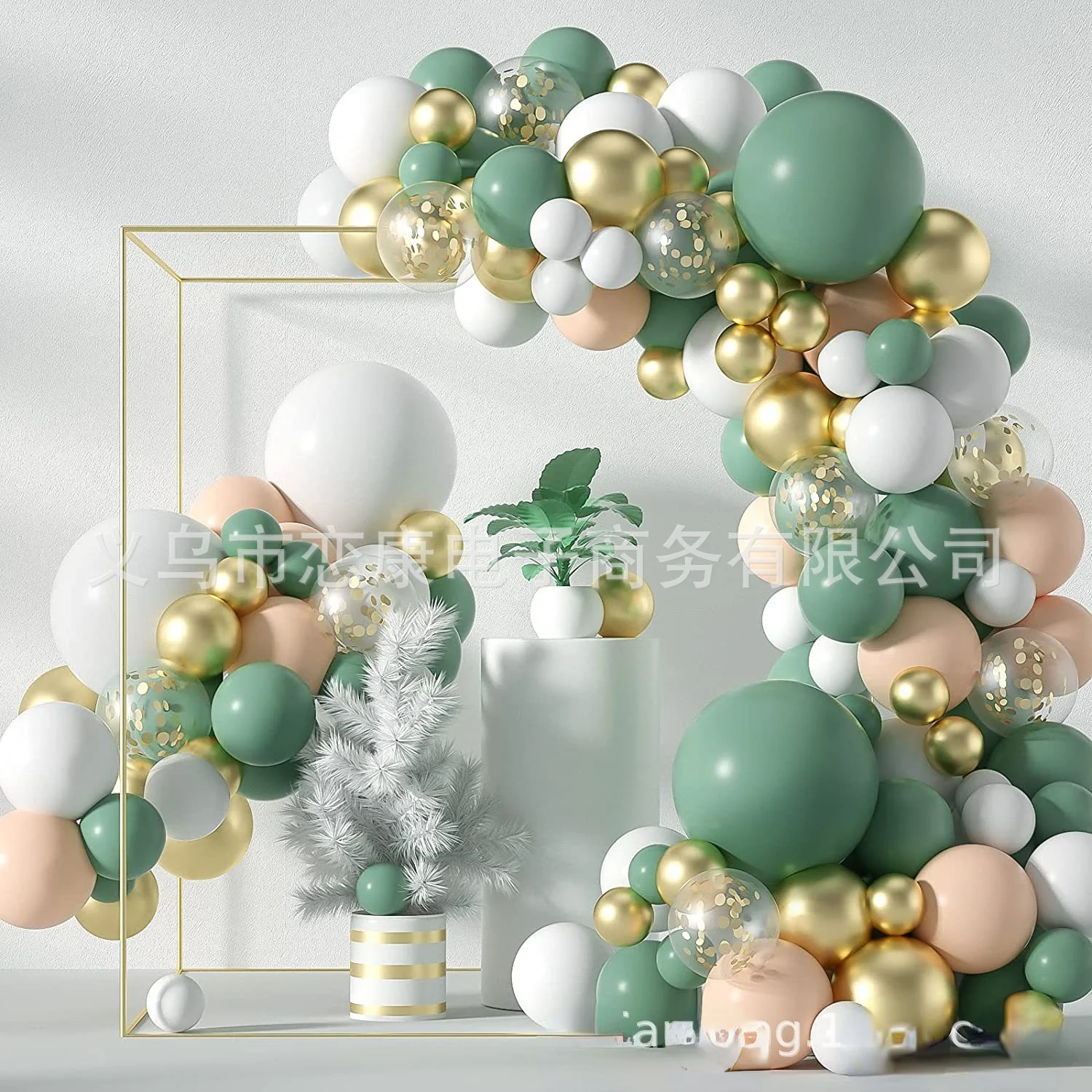 

Новый Зеленый воздушный шарик в стиле ретро, набор для дня рождения, выпускной, церемонии, открытия, новогодней свадебной вечеринки
