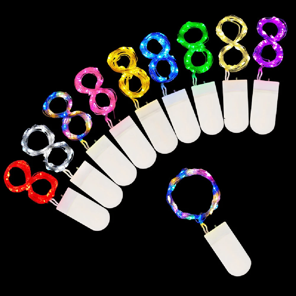 

LED Copper Wire Fairy Light Swith Electrons Battery Powered String Lamp Party Wedding Indoor Festival Decoration Garland Lamps