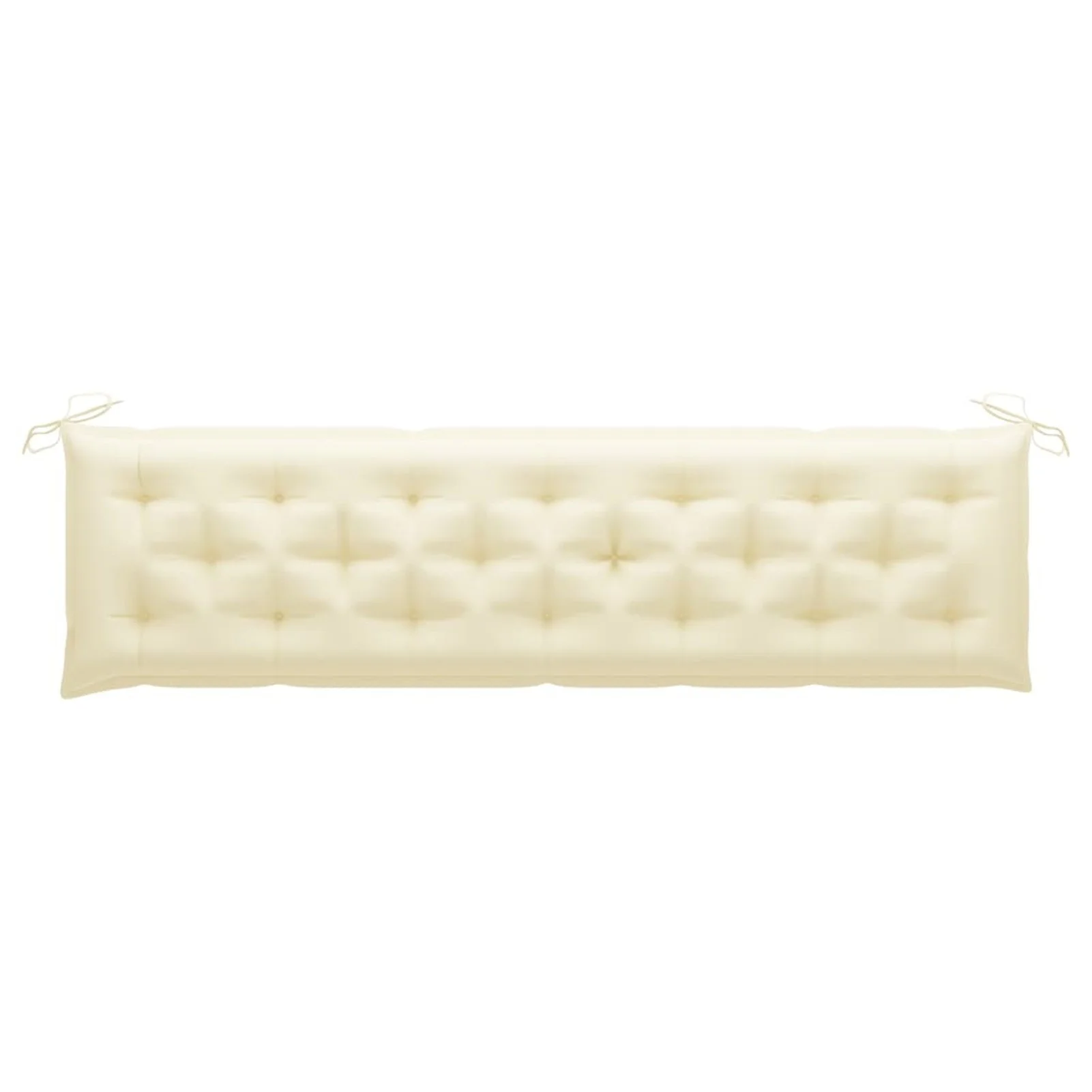 

Garden Bench Cushion Cream White 78.7x19.7"x2.8" Fabric"