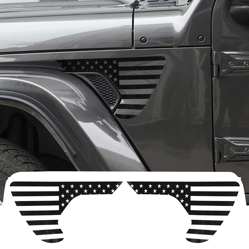 Наклейка на боковое крыло наклейка крышку накладка для Jeep Wrangler JL JLU 2018-2022 Gladiator JT