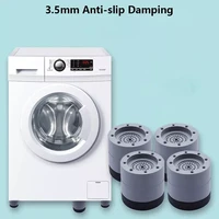 4pcs anti vibration feet pads rubber legs slipstop silent skid raiser mat for washing machine support dampers stand accessories