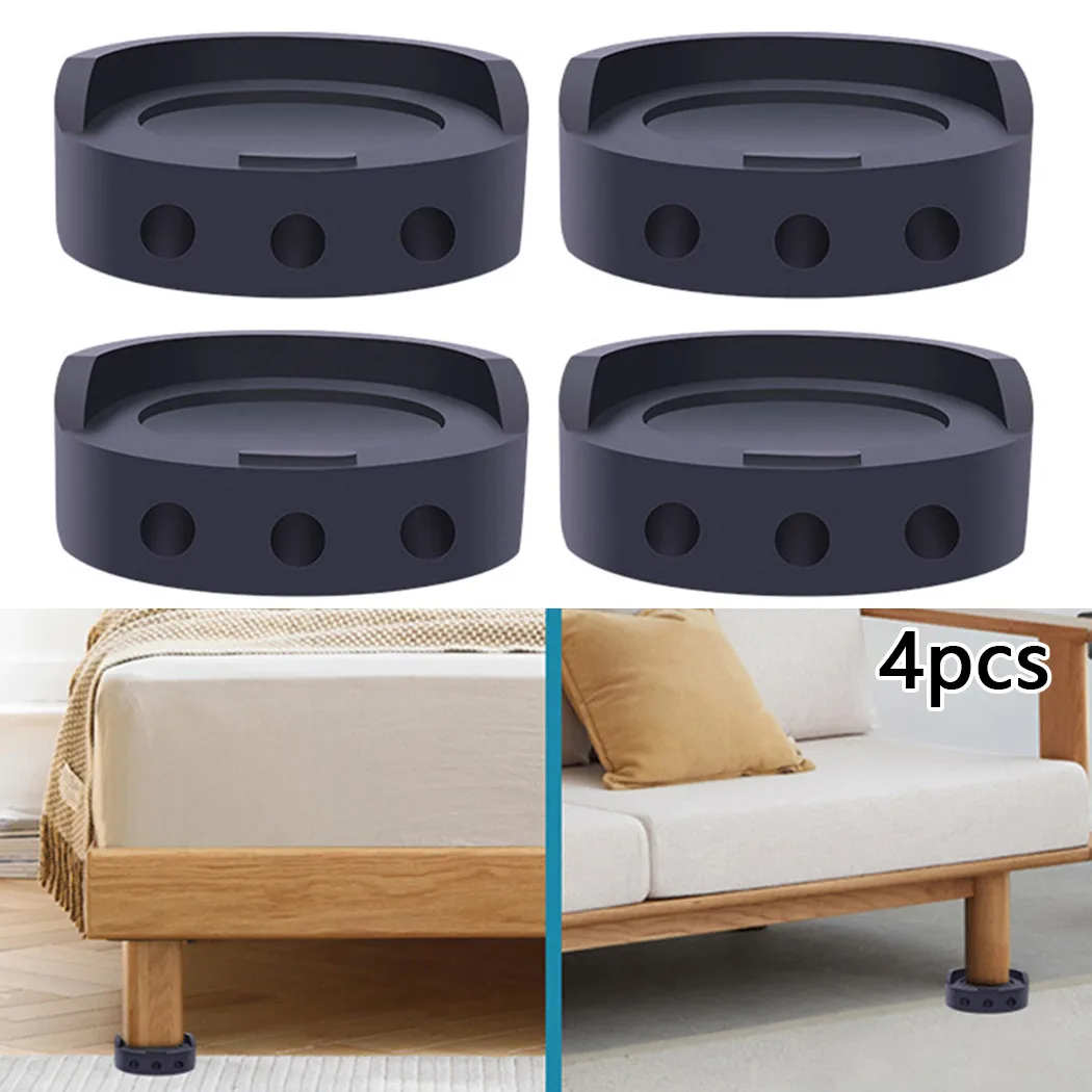 4pcs Washing Machine Feet Wear-resistant Pads Rubber Non-slip Mat For Washing Machine/refrigerator/bed/sofa Home Appliance Parts enlarge