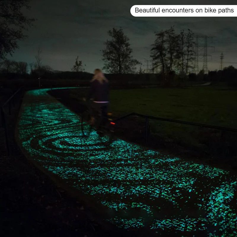 Светящиеся камни 300 шт./упаковка блестящие камень садовая аллея для дорожек патио