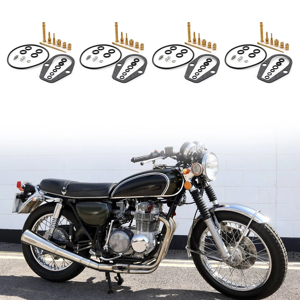 

Карбюратор Carb для ремонта мотоциклов, комплект из 4 пластиковых насадок для Honda CB500