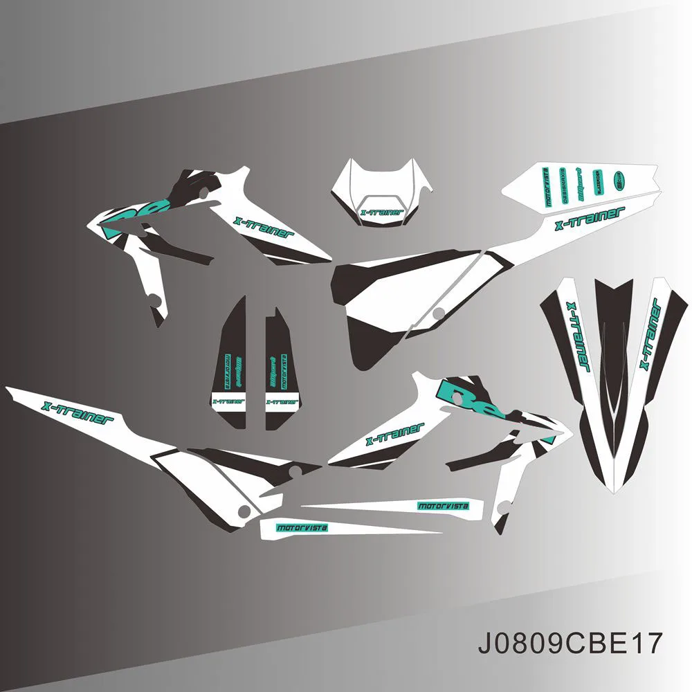 

Для BETA X TRAINER X-TRAINER XTRAINER 2020 2021 2022 Full графические наклейки задний план для мотоцикла