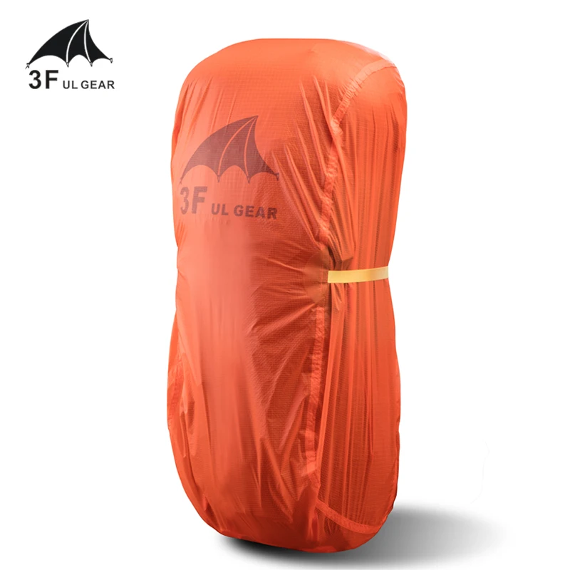 

3F UL GEAR 15D/210T 20L-85L Rain Cover Outdoor Mountaineering Backpack Mountaineering Dust Bag Silicon Coated Backpack Cover