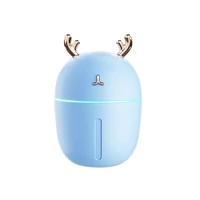 cute pet air humidifier 300ml portable ultrasonic aromatherapy diffuser cool mist sprayer led night lamp usb mini humidifier