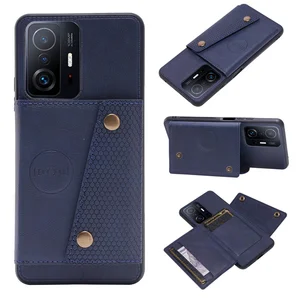 PU Leather Wallet Case For Xiaomi Mi 11T Pro 11 Lite  Luxury Flip Case Card Slots Magnetic Car Holde in USA (United States)