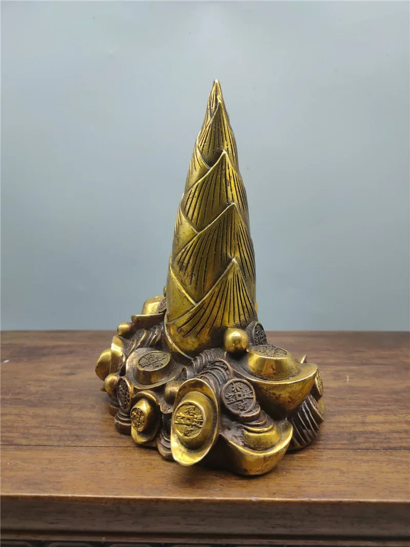 Латунные бамбуковые украшения латунные из побегов бамбука медные слитки бамбук