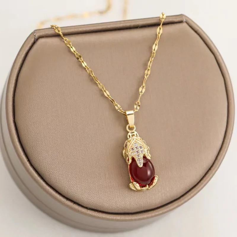 

Necklace chain women transfer money short style clavicle chain 2023 new online celebrity items to give gifts to mother