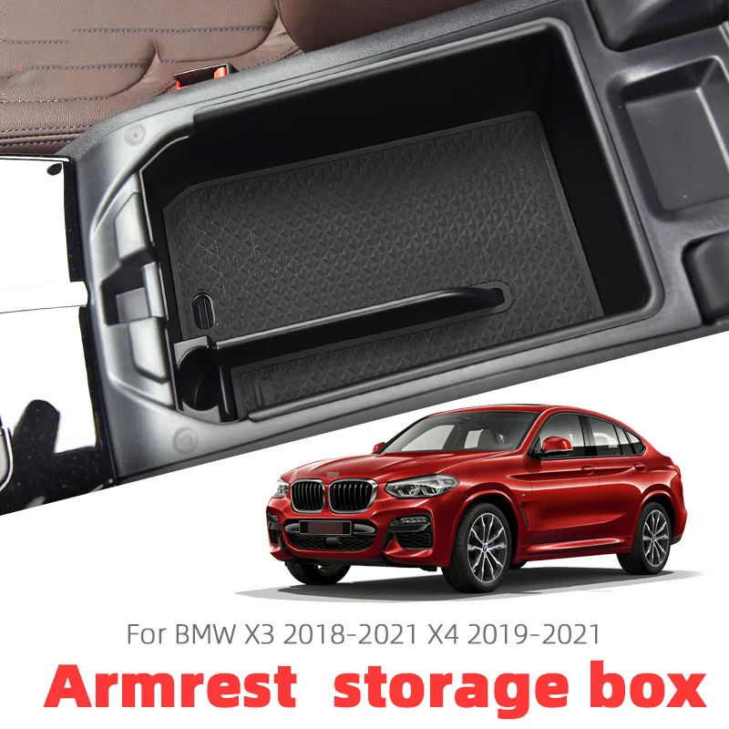 

Автомобильная центральная консоль Btorage Box для BMW X3 2018-2021 X4 2019 2020 2021, Автомобильный интерьер, уборка, водонепроницаемые аксессуары, 1 шт.