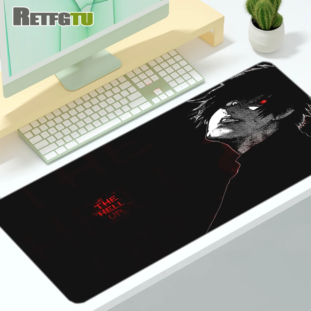 

Gaming Mouse Pad Tokyo Ghoul Mousepad Anime Cartoon XL Large Gamer Mouse Pad 30x60 Big Keyboard Computer PC Desk Mat Notbook Pad