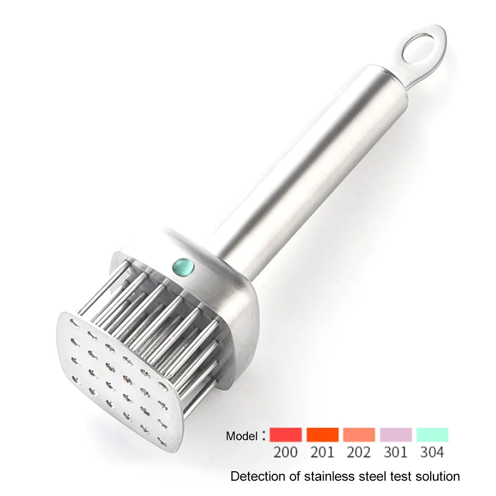 

NEW 304 Stainless Steel Meat Tenderizer, Durable 24 Ultra Sharp Needle Blade Tenderizer for Steak, Beef - Kitchen Cooking Tools