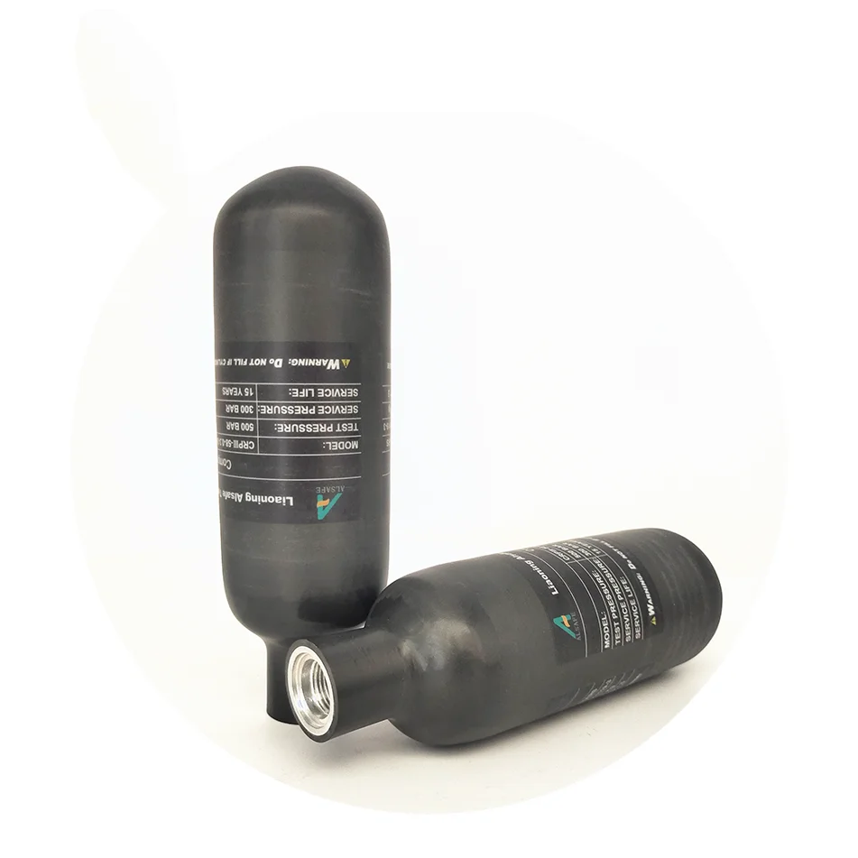 

4500Psi 300Bar 0.3L баллон из углеродного волокна Pcp воздушный бак HPA заполняющая Станция регулятор клапана зарядки M18 * 1,5