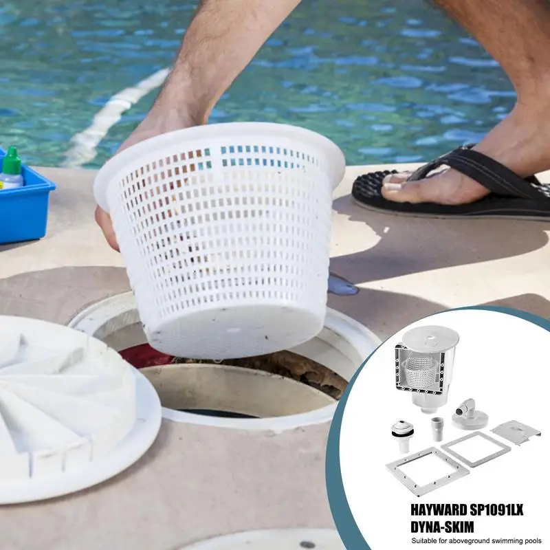 

Сменный Набор скиммеров для бассейна, шланги для бассейна, прозрачный переходник для бассейна, прочный Набор для уборки над землей, домашние Принадлежности для летнего бассейна