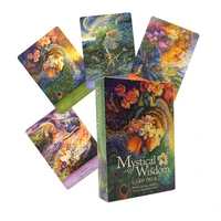card deck with pdf guidebook for beginners board games spiritual tarot divination cards vivid english version psychology