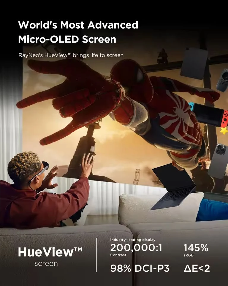 Фото TCL RayNeo Air 4 /Air 4 PRO /Air 3S / Air 3S Pro Smart AR Очки 201 дюймов Micro OLED 3D HD Private Cinema для телефона Компьютер №3