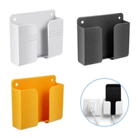 Wall Mounted Organizer Storage Box Mobile Phone Charging Remote Control Bedside Holder Container Living Room Kitchen Storage