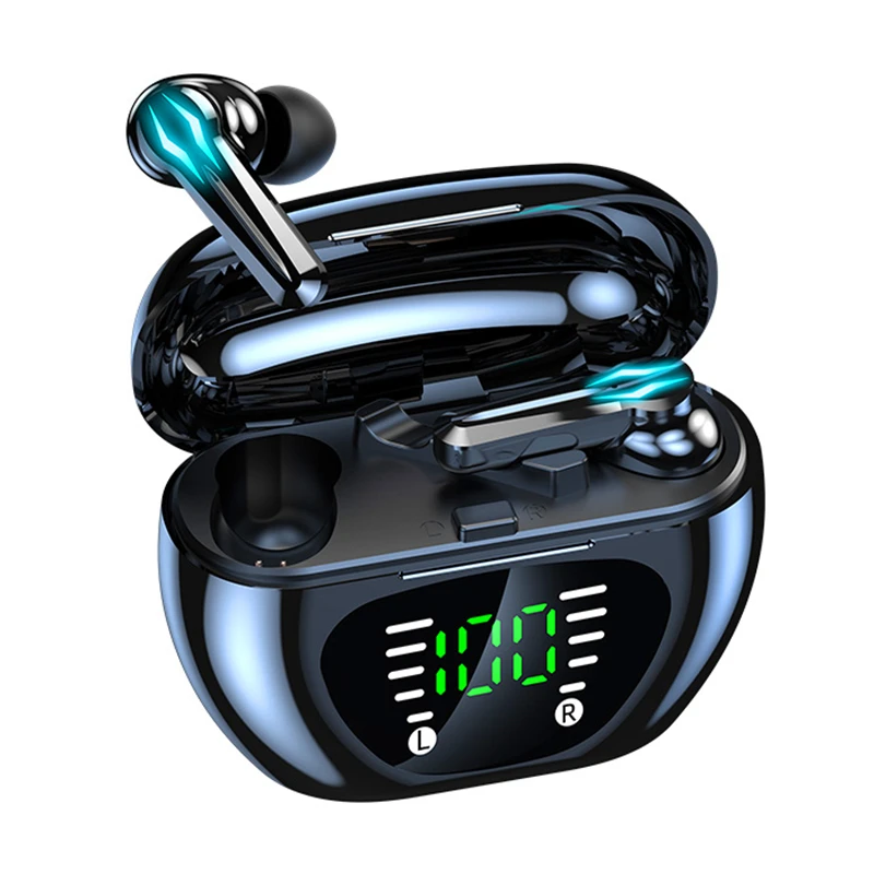 

Wireless Earphones Stereo Headphones Bluetooth-compatible Sport Waterproof Earbuds Headsets With Microphone 2000mAh Charging Box