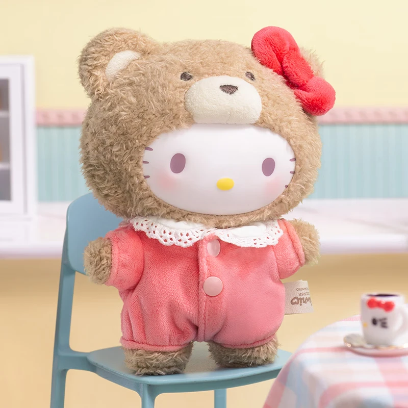 Подлинный Sanrio семья аниме латте виниловый плюшевый подвесной кулон Kuromi / Sinamorol