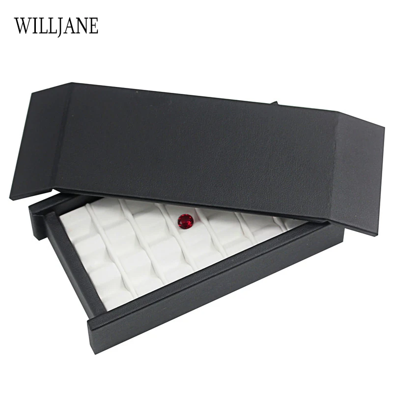 Лоток для оценки и сортировки ювелирных изделий, драгоценных камней и бриллиантов с крышкой, коробка для драгоценных камней, органайзер для хранения бусин, дорожный футляр (art.: 3920cd09fdaca) - 3920cd09fdaca