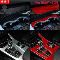 rrx for bmw x3 f25 x4 f26 2011 2017 interiors carbon fiber gearshift cupholder storage decor cover trim stickers car accessories
