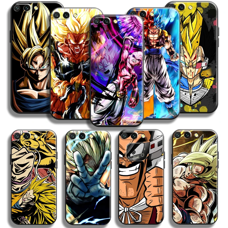 

Japan Anime Dragon Ball Goku For Huawei Honor 10 10i 9 9A For Honor 10X 9X Pro Lite Phone Case Black Silicone Cover Funda TPU