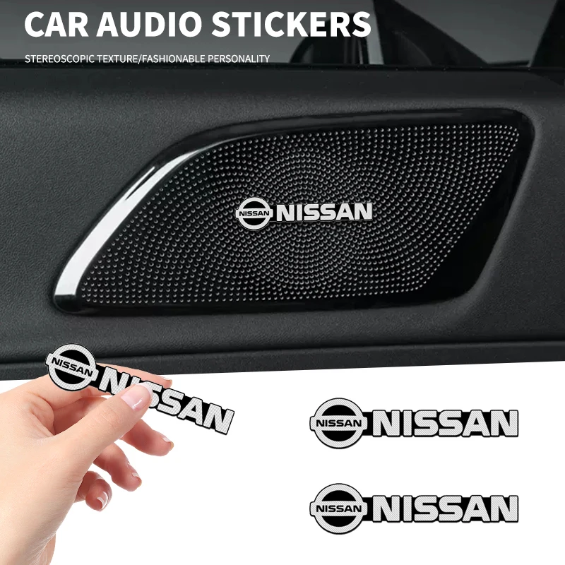 2/4 шт. Harman Kardon металлическая эмблема динамика аудиоавтомобиль 3D наклейка для Nissan