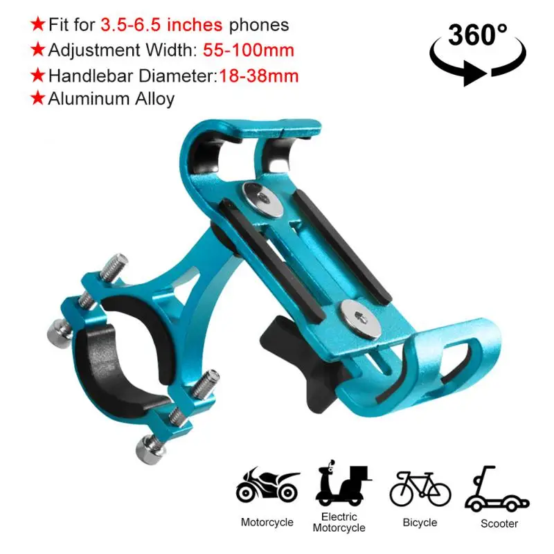 

Adjustable Mount Mobile Phone Holder Support Sponge Pad Press Arm Conveniently Bicycle Mobile Phone Bracket No Abrasion Safe