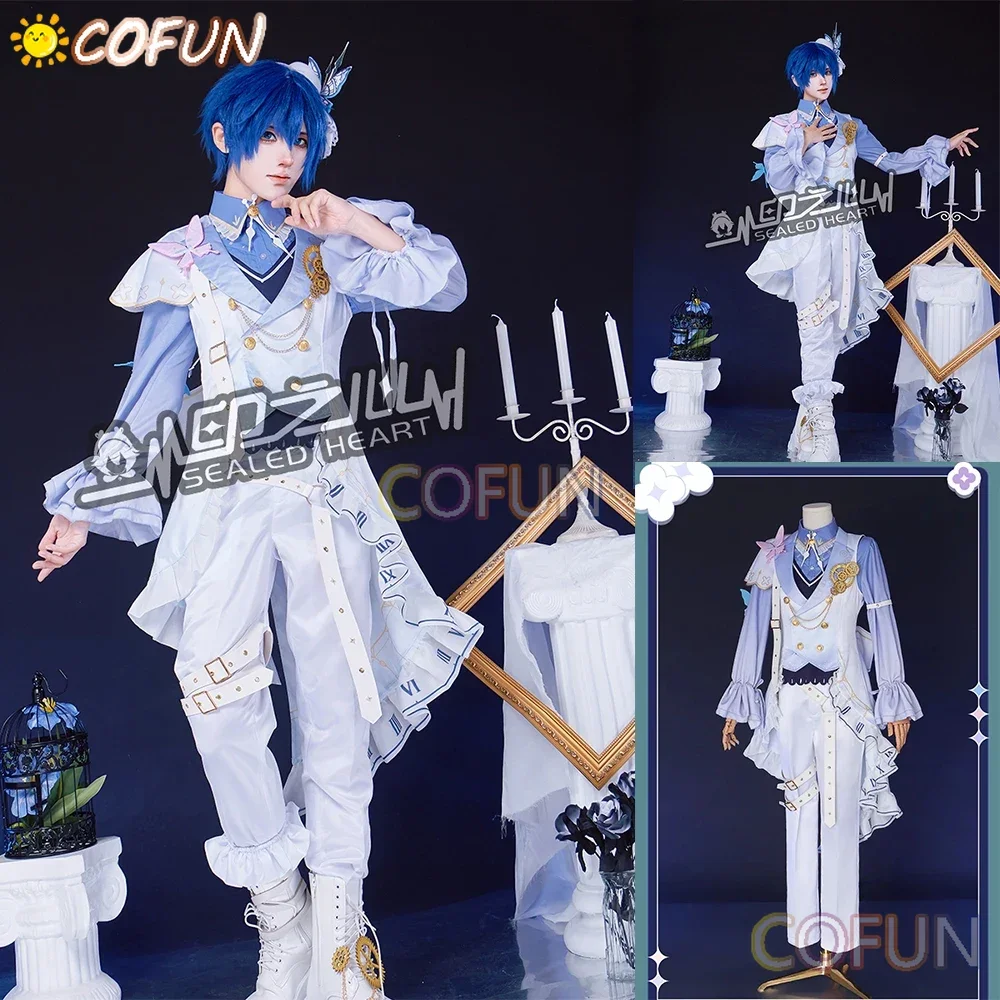 COFUN PJSK KAITO Одежда для 3-го годовщины Косплей Костюм Проект Sekai Хэллоуин Рождество