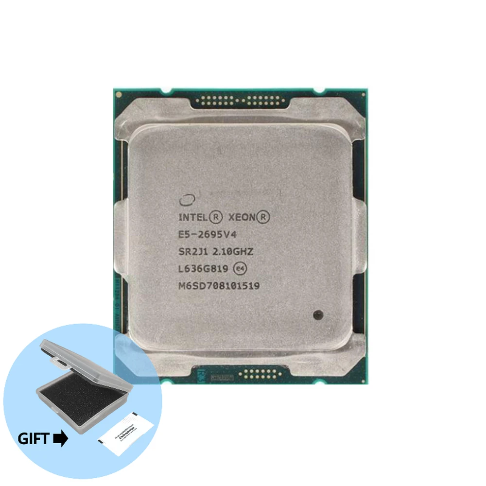 

E5-2695V4 Intel Xeon E5 2695 V4 2.1GHz 45M 18-Core 120W 14nm E5-2695 V4 Processor free shipping E5 2695V4 LGA2011-3