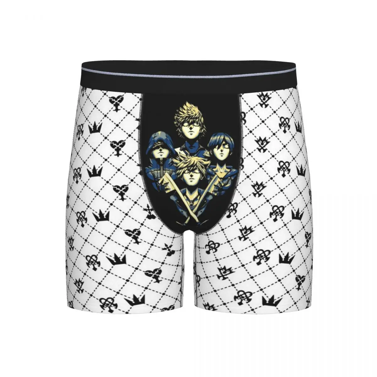 

ONE Funny Underwear Boxers Kingdom Hearts Print Pouch Shorts Cotton Sexy Underpants