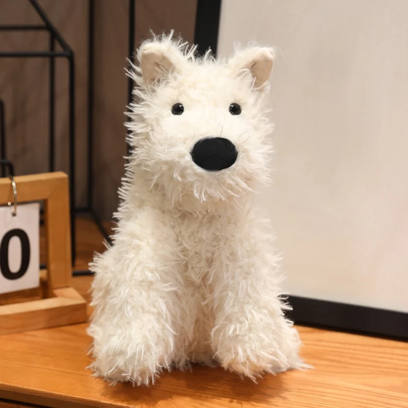 Kawaii Western Highland собака плюшевые куклы сидящая лиса мягкие игрушки милые украшение
