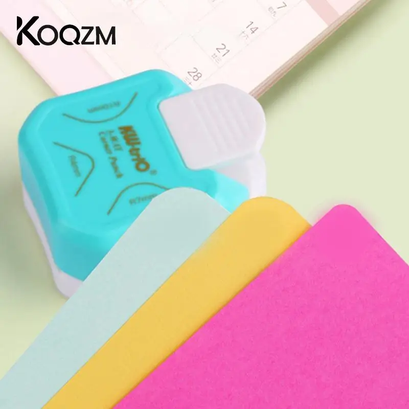 

3 In 1 Protractor Corner Rounder Paper Punch Border Punch Round Corner Paper Cutter Card Scrapbooking for DIY Handmade Crafts