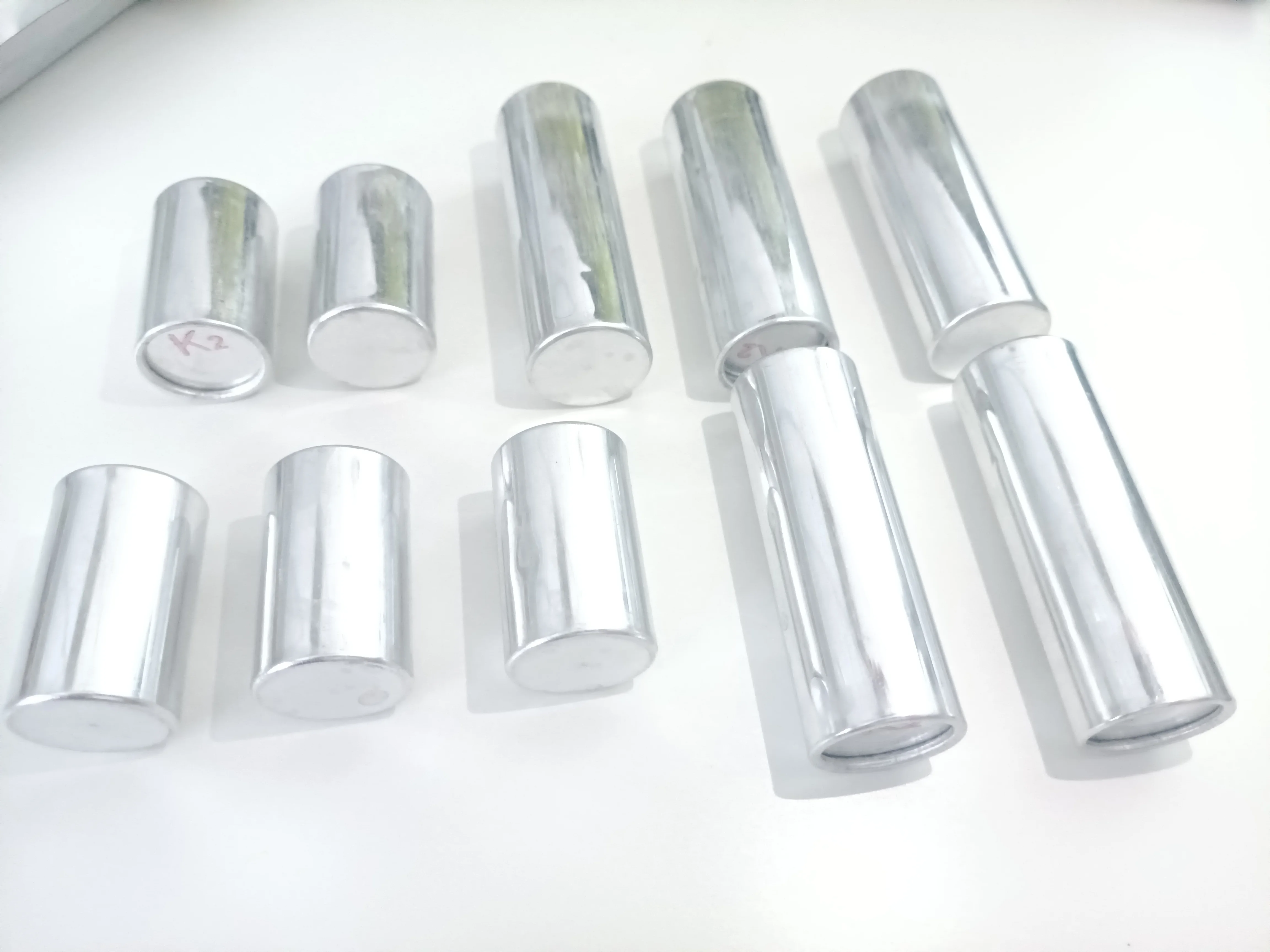10pcs/ Bag 25mm Dental Valplast Resin Cartridges Aluminum Tube with Lid and Denture Flexible Resin