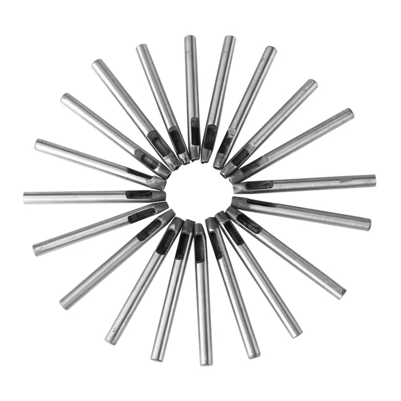 

6MM Leather Craft Flower Punch Tool Pattern Punch For Leather Craft Engraving Diy Handmade Art Decoration 20 Pieces/Set