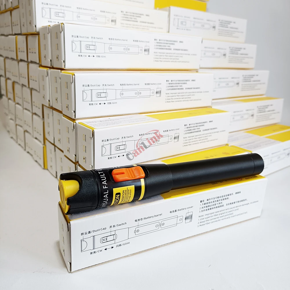 New Red Light Pen Preferential Price 10MW Visual Fault Locator Optical Cable Tester 10Km Range VFL EFVV-10 |