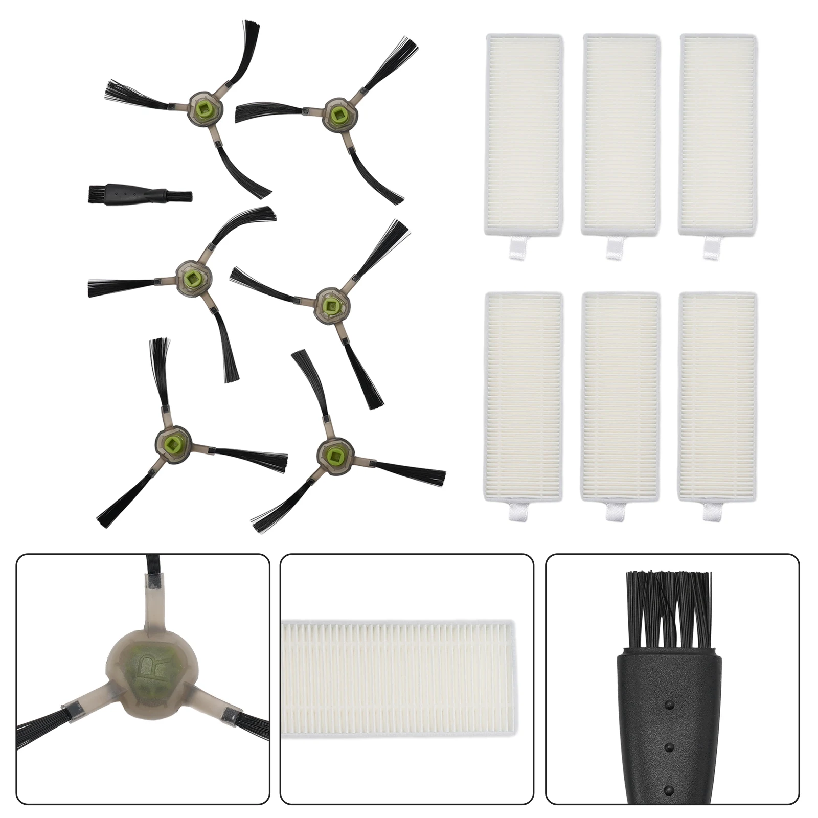 

Боковая щетка с фильтром для OKP Life K2 K3 K4 для робота-пылесоса Lefant M210 M210S для бытовой чистки