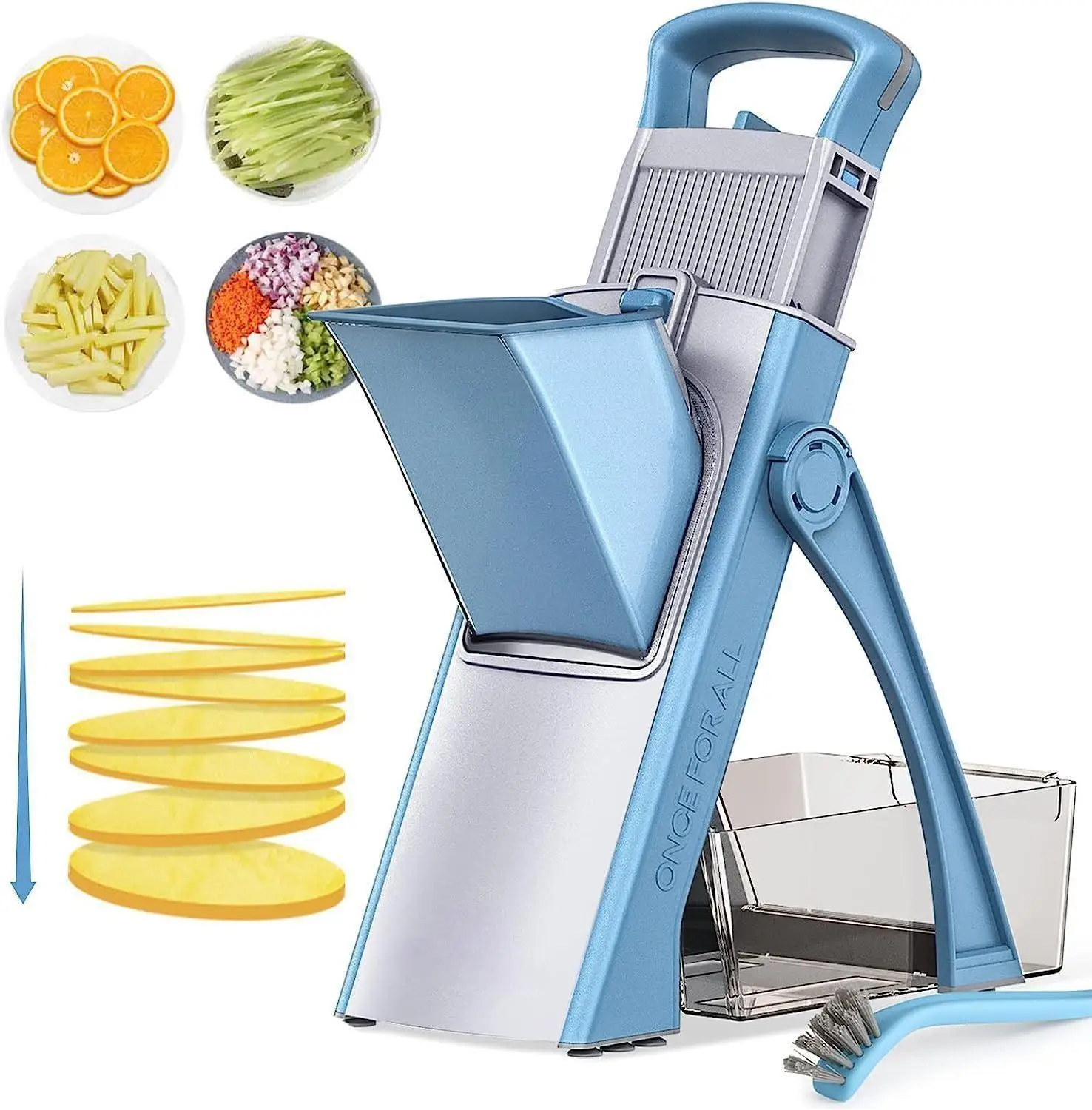 

Multifunctional Kitchen Corrugated Knife Vegetable Cutter, Household Anti Cutting Hand Slicer, Universal Hand Protection Slicer
