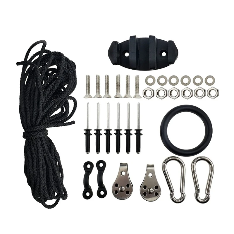 

Hot Anchor Trolley Kit Inflatable Sturdy Kayak Canoe Anchor Car Kit System With Accessorys