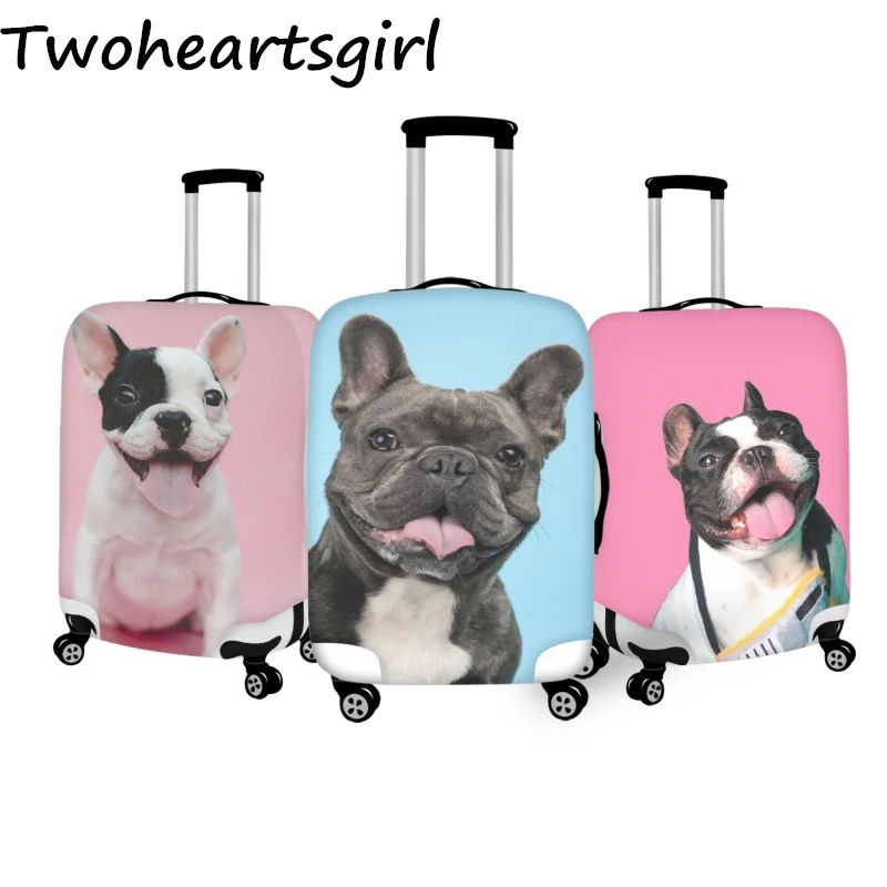 

Чехол для багажа с рисунком французского бульдога