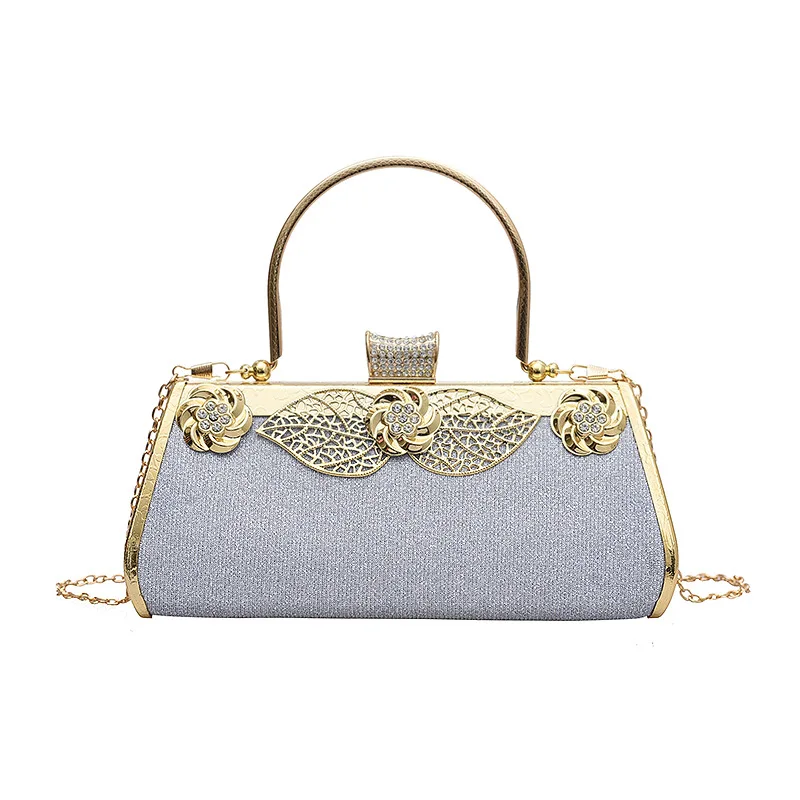 Роскошные блестящие женские сумочки CAREY KAY металлический маленький клатч со