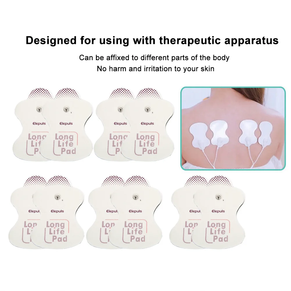 

10Pcs/set Electrode Pads Replacement Massager Pad Electric Therapy Pad