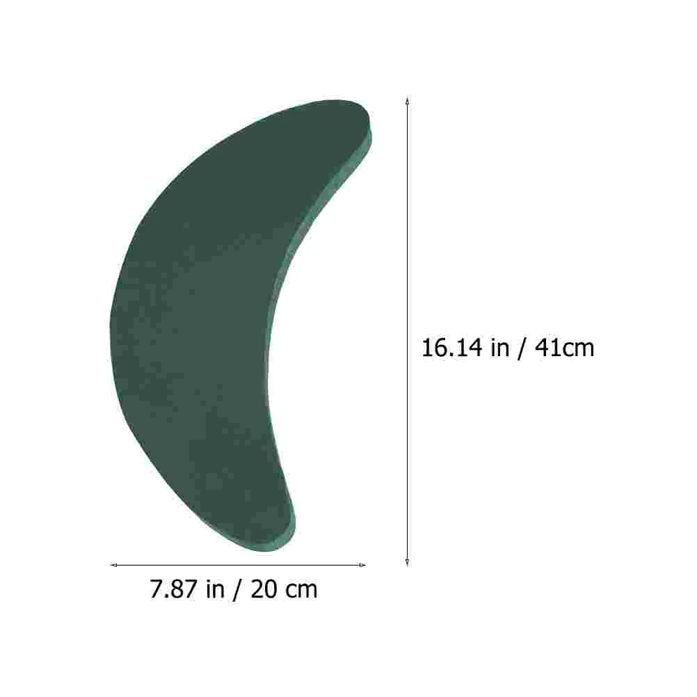 

2 Pcs Foam Flower Arrangements Wet Floral Bricks Green Blocks Florist Mud Dry Moon